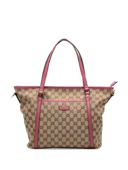Gucci Pre-Owned: Коричневая сумка-шоппер 