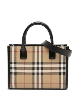 Burberry Pre-Owned: Коричневая сумка-шоппер 