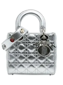 Christian Dior Pre-Owned: Серебристая сумка 