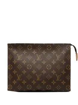 Louis Vuitton Pre-Owned: Коричневый клатч 