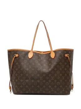 Louis Vuitton Pre-Owned: Коричневая сумка-шоппер 