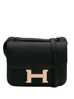 Hermès Pre-Owned: Чёрная сумка через плечо 