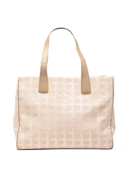 CHANEL Pre-Owned: Коричневая сумка-шоппер 