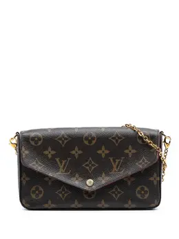 Louis Vuitton Pre-Owned: Коричневая сумка через плечо 