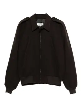 MM6 Maison Margiela: Коричневая куртка 