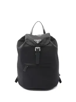 Prada Pre-Owned: Чёрный рюкзак 