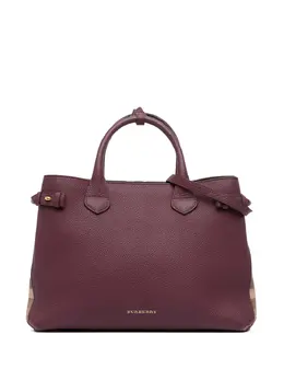 Burberry Pre-Owned: Фиолетовая сумка 