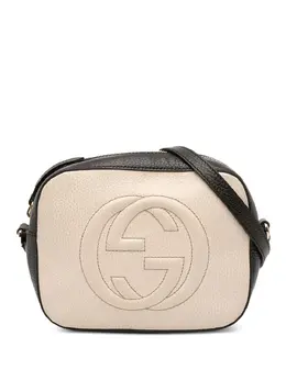 Gucci Pre-Owned: Двухцветная сумка через плечо 