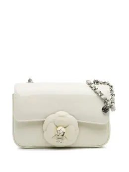 CHANEL Pre-Owned: Белая сумка через плечо 