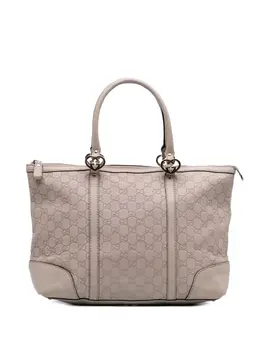 Gucci Pre-Owned: Коричневая сумка-шоппер 