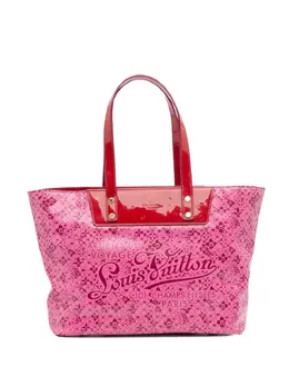 Louis Vuitton Pre-Owned: Розовая сумка-шоппер 