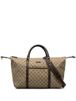 Gucci Pre-Owned: Коричневая спортивная сумка 