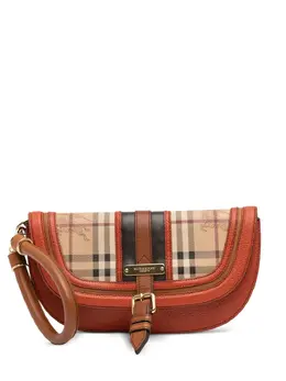 Burberry Pre-Owned: Коричневый клатч 