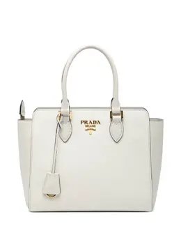 Prada Pre-Owned: Белая сумка-шоппер 