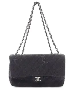 CHANEL Pre-Owned: Серая сумка 