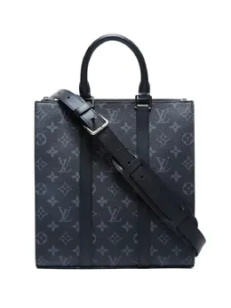 Louis Vuitton Pre-Owned: Чёрная сумка-шоппер 