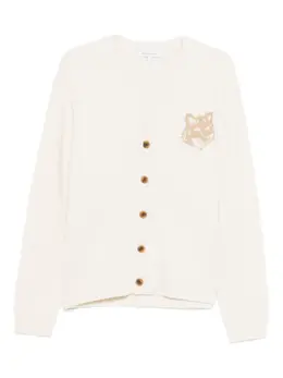 Maison Kitsuné: Бежевый кардиган 
