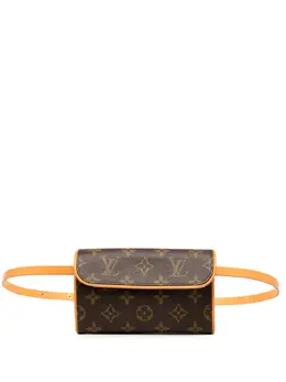 Louis Vuitton Pre-Owned: Коричневая поясная сумка 