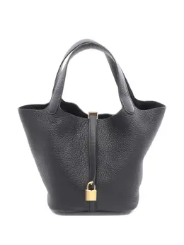 Hermès Pre-Owned: Чёрная сумка-шоппер 