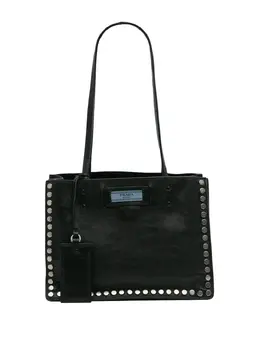 Prada Pre-Owned: Чёрная сумка-шоппер 