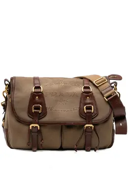 Prada Pre-Owned: Коричневая сумка 
