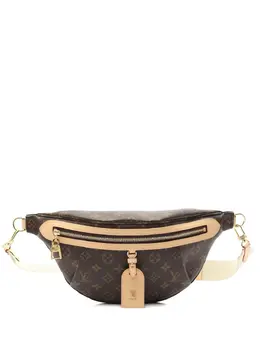 Louis Vuitton Pre-Owned: Коричневая поясная сумка 