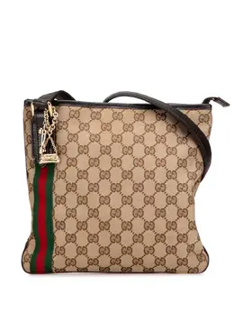 Gucci Pre-Owned: Коричневая сумка через плечо 