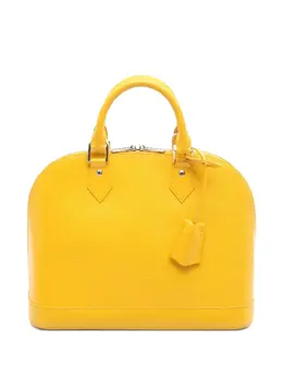 Louis Vuitton Pre-Owned: Жёлтая сумка-шоппер 