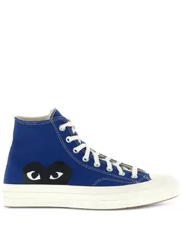 Comme Des Garçons Play: Голубые кроссовки 