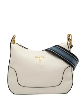 Prada Pre-Owned: Сумка через плечо в полоску 