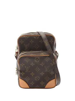 Louis Vuitton Pre-Owned: Коричневая сумка через плечо 