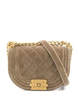 CHANEL Pre-Owned: Сумка цвета хаки 