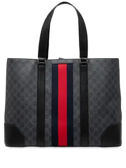 Gucci Pre-Owned: Чёрная сумка-шоппер 