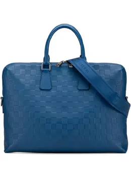 Louis Vuitton Pre-Owned: Голубая сумка 