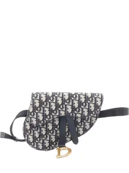 Christian Dior Pre-Owned: Синяя поясная сумка 