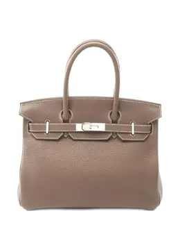 Hermès Pre-Owned: Серая сумка-шоппер 