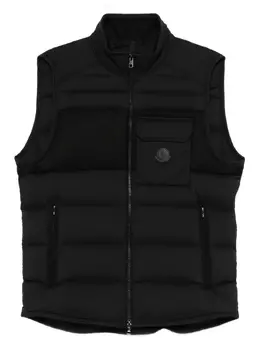 Moncler: Чёрный жилет 