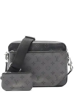 Louis Vuitton Pre-Owned: Чёрная сумка 