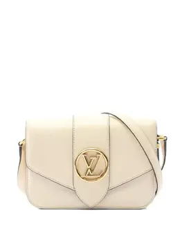 Louis Vuitton Pre-Owned: Белая сумка 