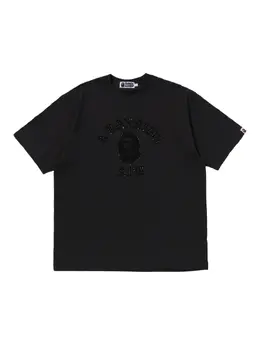 A BATHING APE®: Чёрная футболка 