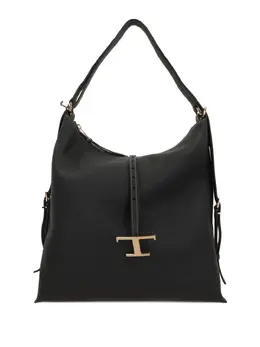Tod's: Чёрная сумка  T Timeless