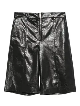 MSGM: Кожаные шорты 