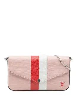Louis Vuitton Pre-Owned: Сумка через плечо в полоску 