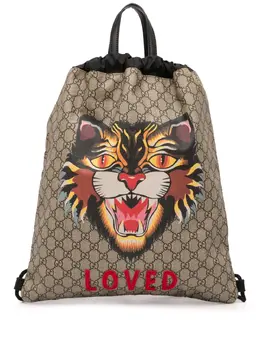 Gucci Pre-Owned: Коричневый рюкзак 