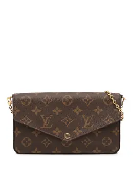 Louis Vuitton Pre-Owned: Коричневая сумка через плечо 