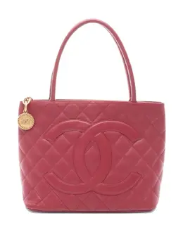 CHANEL Pre-Owned: Красная сумка-шоппер 