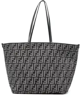 FENDI: Голубая сумка-шоппер  FF