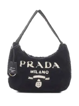 Prada Pre-Owned: Чёрная сумка-шоппер 