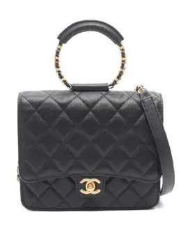 CHANEL Pre-Owned: Чёрный кошелёк 
