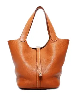 Hermès Pre-Owned: Коричневая сумка-шоппер 